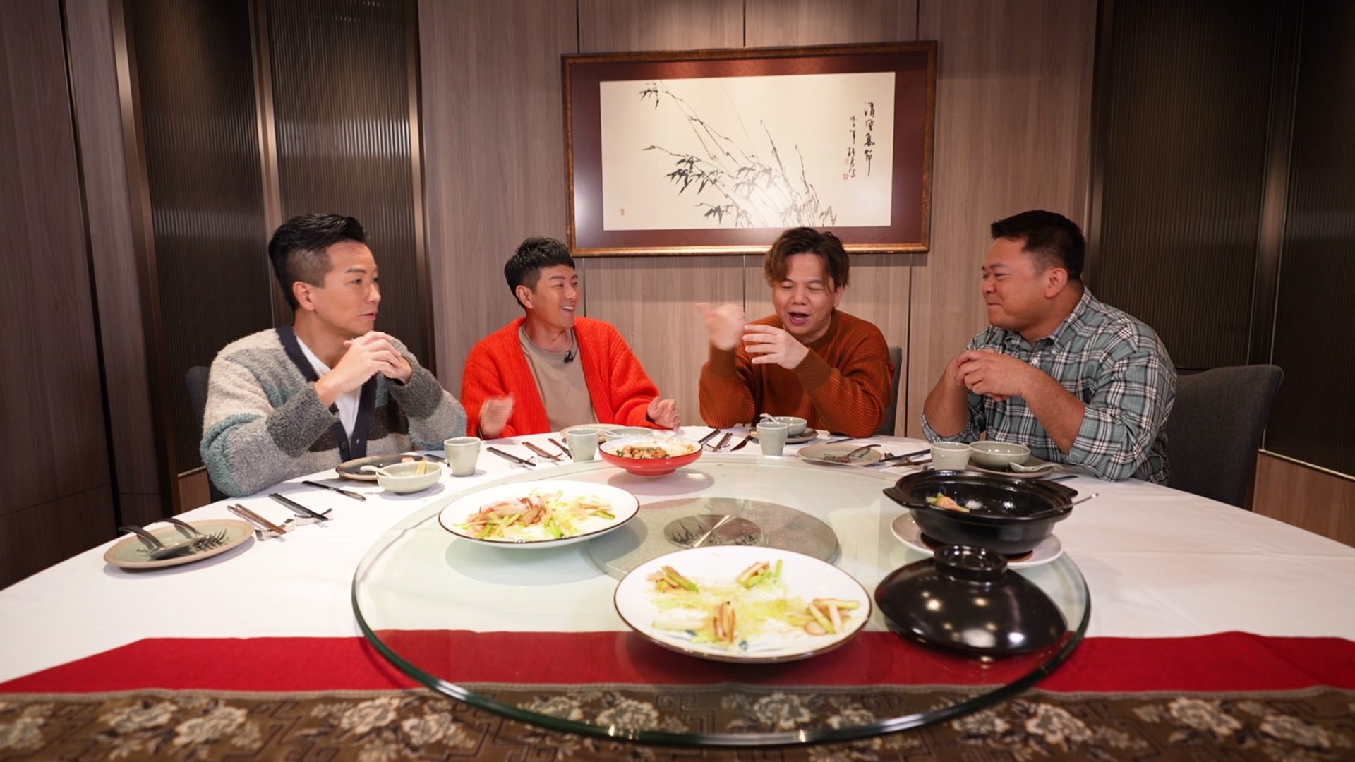 即將開騷嘅Albert、Harry同蕭公子，跟保哥食好嘢