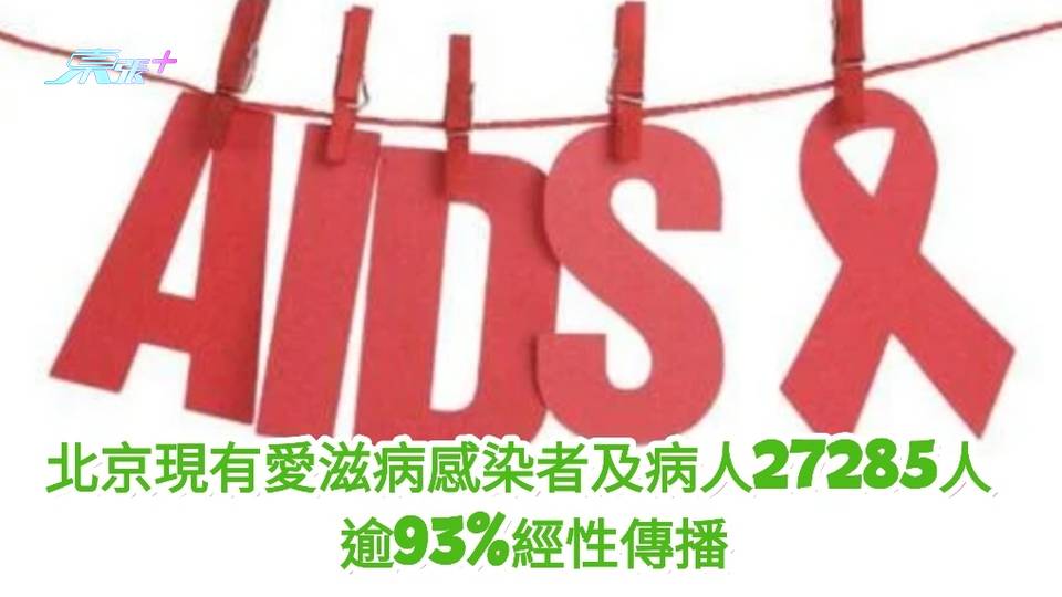 北京現有愛滋病感染者及病人27285人 逾93%經性傳播